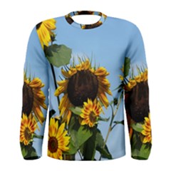 Sunflower Flower Yellow Men s Long Sleeve Tee by artworkshop