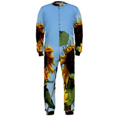 Sunflower Flower Yellow Onepiece Jumpsuit (men) by artworkshop