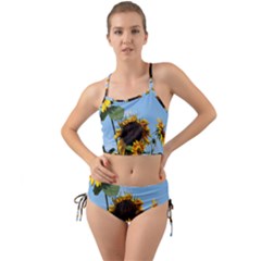 Sunflower Flower Yellow Mini Tank Bikini Set by artworkshop