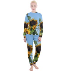 Sunflower Flower Yellow Women s Lounge Set by artworkshop