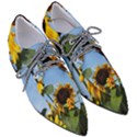 Sunflower Flower Yellow Pointed Oxford Shoes View3