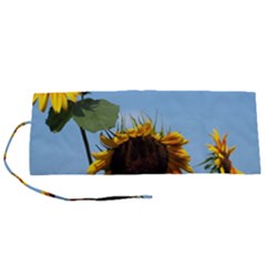 Sunflower Flower Yellow Roll Up Canvas Pencil Holder (s) by artworkshop