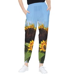 Sunflower Flower Yellow Tapered Pants by artworkshop