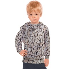 Texture Pattern Design Kids  Hooded Pullover by artworkshop