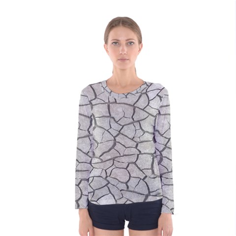 Texture Pattern Tile Women s Long Sleeve Tee by artworkshop