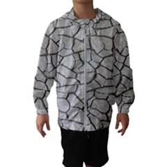 Texture Pattern Tile Kids  Hooded Windbreaker by artworkshop