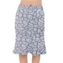 Texture Pattern Tile Short Mermaid Skirt View1