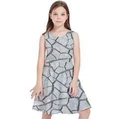 Texture Pattern Tile Kids  Skater Dress by artworkshop