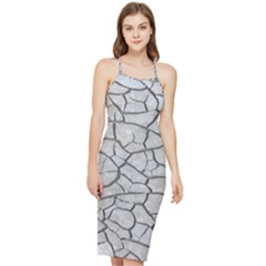 Texture Pattern Tile Bodycon Cross Back Summer Dress by artworkshop