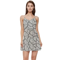 Texture Pattern Tile Short Frill Dress by artworkshop