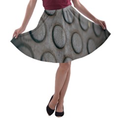 Texture Pattern Wallpaper A-line Skater Skirt by artworkshop