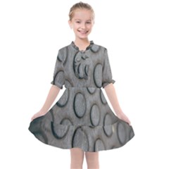 Texture Pattern Wallpaper Kids  All Frills Chiffon Dress by artworkshop