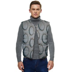 Texture Pattern Wallpaper Men s Short Button Up Puffer Vest	 by artworkshop