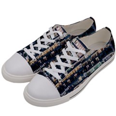 Texture Pattern Women s Low Top Canvas Sneakers by artworkshop