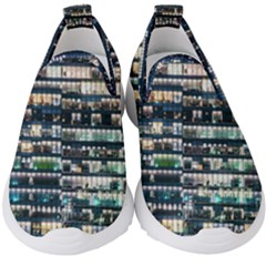 Texture Pattern Kids  Slip On Sneakers by artworkshop