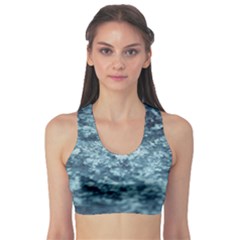 Texture Reef Pattern Sports Bra by artworkshop