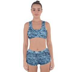 Texture Reef Pattern Racerback Boyleg Bikini Set by artworkshop