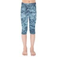 Texture Reef Pattern Kids  Capri Leggings  by artworkshop