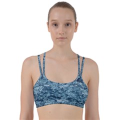 Texture Reef Pattern Line Them Up Sports Bra by artworkshop