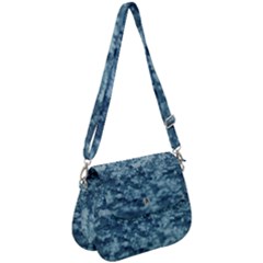 Texture Reef Pattern Saddle Handbag by artworkshop