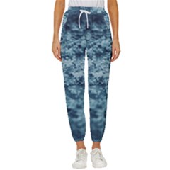 Texture Reef Pattern Cropped Drawstring Pants by artworkshop