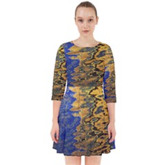 Texture Wallpaper Smock Dress by artworkshop