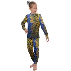 Texture Wallpaper Kids  Long Sleeve Set  by artworkshop