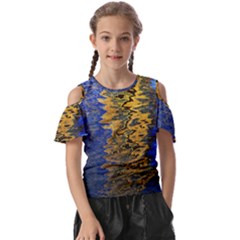 Texture Wallpaper Kids  Butterfly Cutout Tee by artworkshop