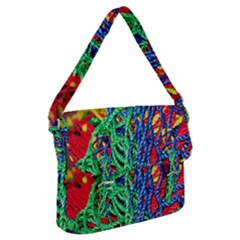 Thread Texture Pattern Buckle Messenger Bag by artworkshop