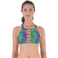 Thread Texture Pattern Perfectly Cut Out Bikini Top by artworkshop