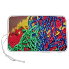 Thread Texture Pattern Pen Storage Case (s) by artworkshop