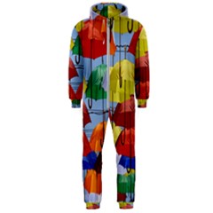 Umbrellas Colourful Hooded Jumpsuit (men) by artworkshop