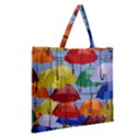 Umbrellas Colourful Zipper Large Tote Bag View2