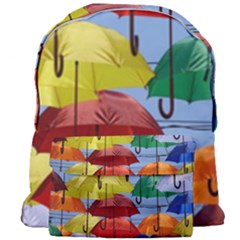 Umbrellas Colourful Giant Full Print Backpack by artworkshop