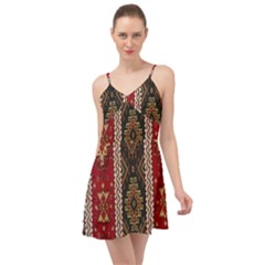 Uzbek Pattern In Temple Summer Time Chiffon Dress by artworkshop