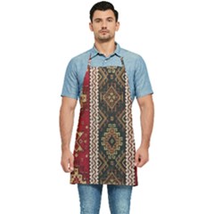 Uzbek Pattern In Temple Kitchen Apron