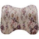 Vintage Floral Pattern Head Support Cushion View1