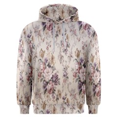 Vintage Floral Pattern Men s Overhead Hoodie by artworkshop