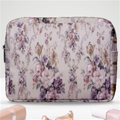 Vintage Floral Pattern Make Up Pouch (large) by artworkshop