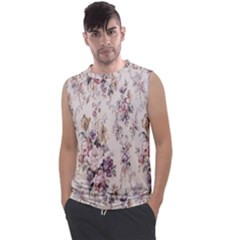 Vintage Floral Pattern Men s Regular Tank Top by artworkshop