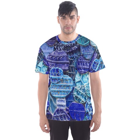 Wallpaper Design Pattern Men s Sport Mesh Tee by artworkshop