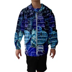 Wallpaper Design Pattern Kids  Hooded Windbreaker