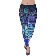 Wallpaper Design Pattern Velvet Leggings by artworkshop