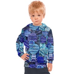 Wallpaper Design Pattern Kids  Hooded Pullover by artworkshop