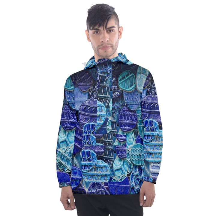 Wallpaper Design Pattern Men s Front Pocket Pullover Windbreaker