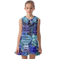 Wallpaper Design Pattern Kids  Pilgrim Collar Ruffle Hem Dress by artworkshop