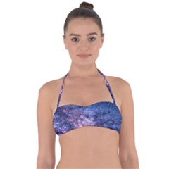 Watercolor Design Wallpaper Halter Bandeau Bikini Top by artworkshop