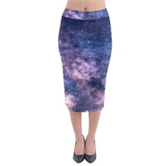 Watercolor Design Wallpaper Midi Pencil Skirt by artworkshop