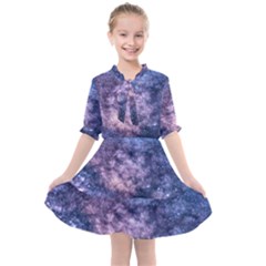 Watercolor Design Wallpaper Kids  All Frills Chiffon Dress by artworkshop