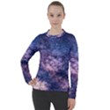 Watercolor Design Wallpaper Women s Pique Long Sleeve Tee View1